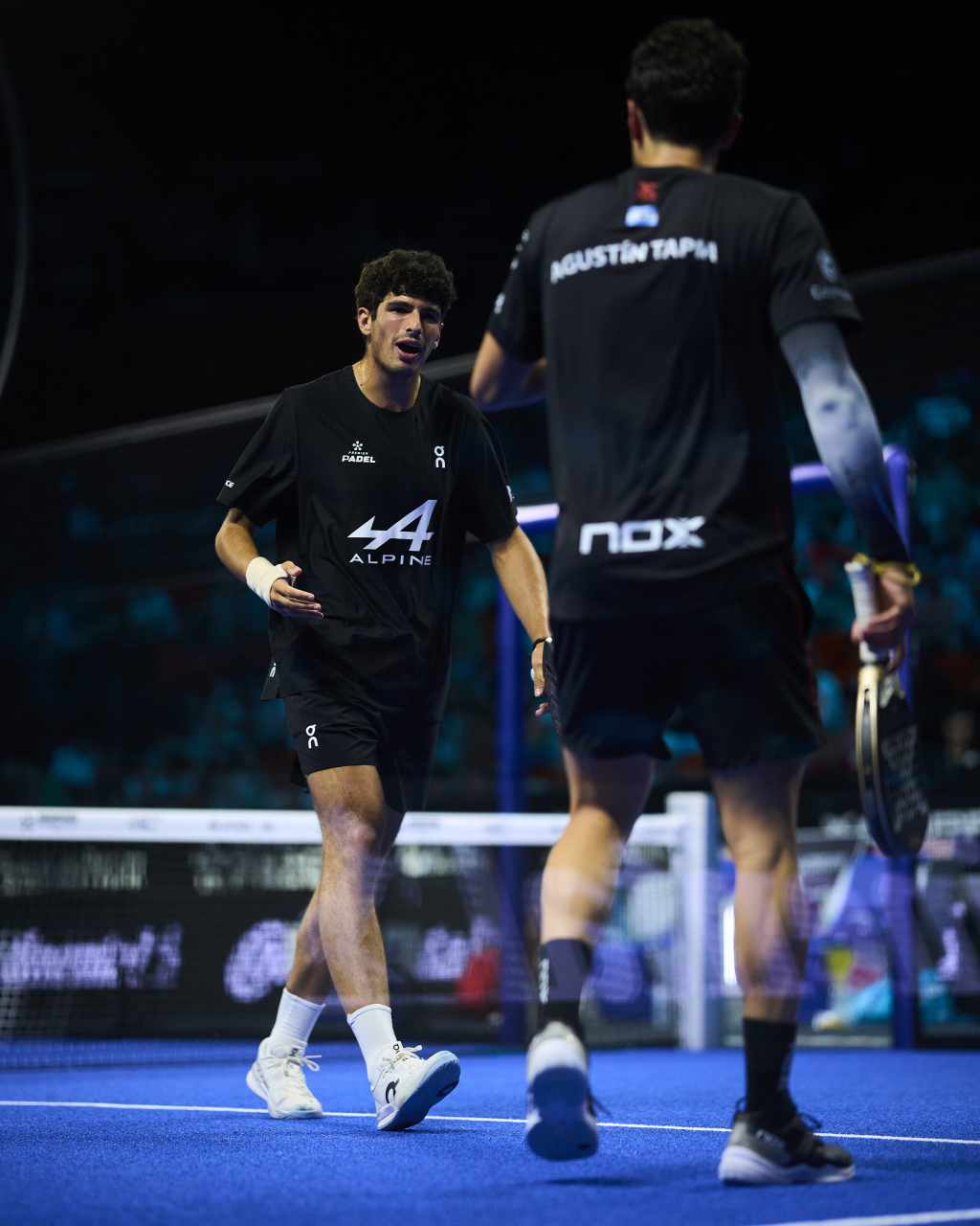 Coello y Tapia durante su partido de dieciseisavos / PremierPadel